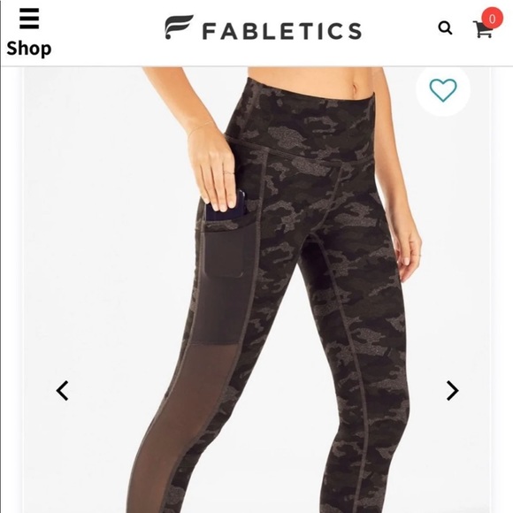 Fabletics Camo Mila Legging Large - Picture 1 of 7